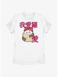 Naruto Ninja Cat Gaara Womens T-Shirt, WHITE, hi-res