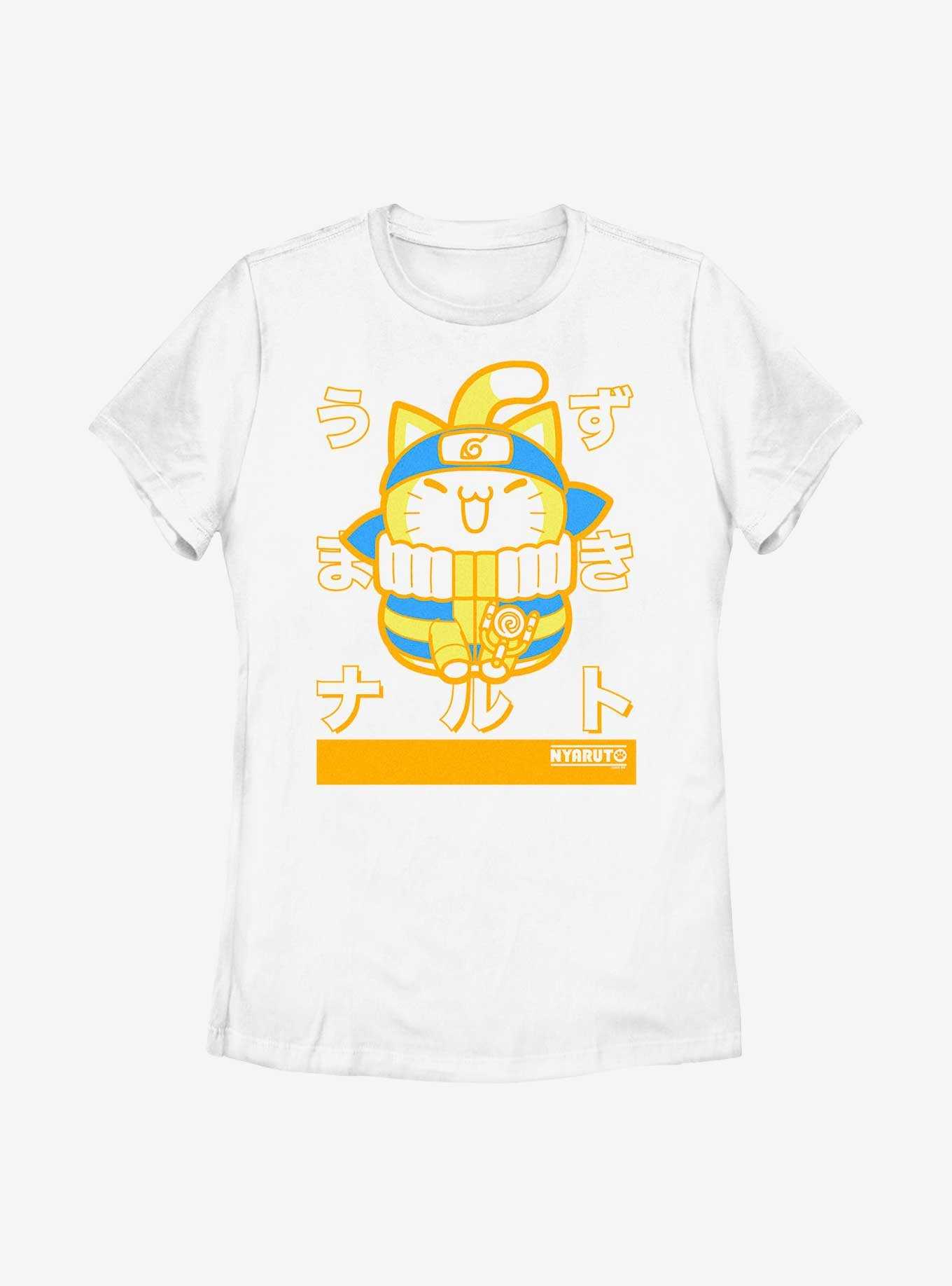 Naruto Nyaruto Uzumaki Cat Womens T-Shirt, , hi-res