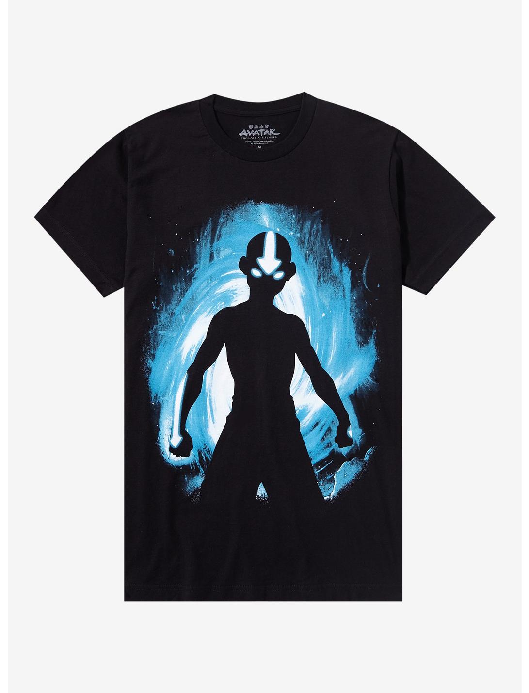 Avatar: The Last Airbender Aang Avatar State T-Shirt, BLACK, hi-res
