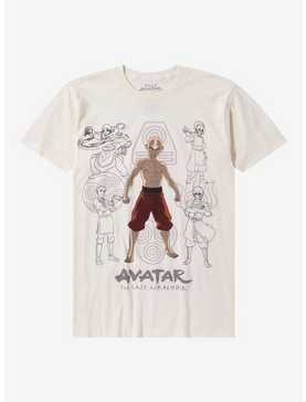 Avatar: The Last Airbender Line Art T-Shirt, , hi-res