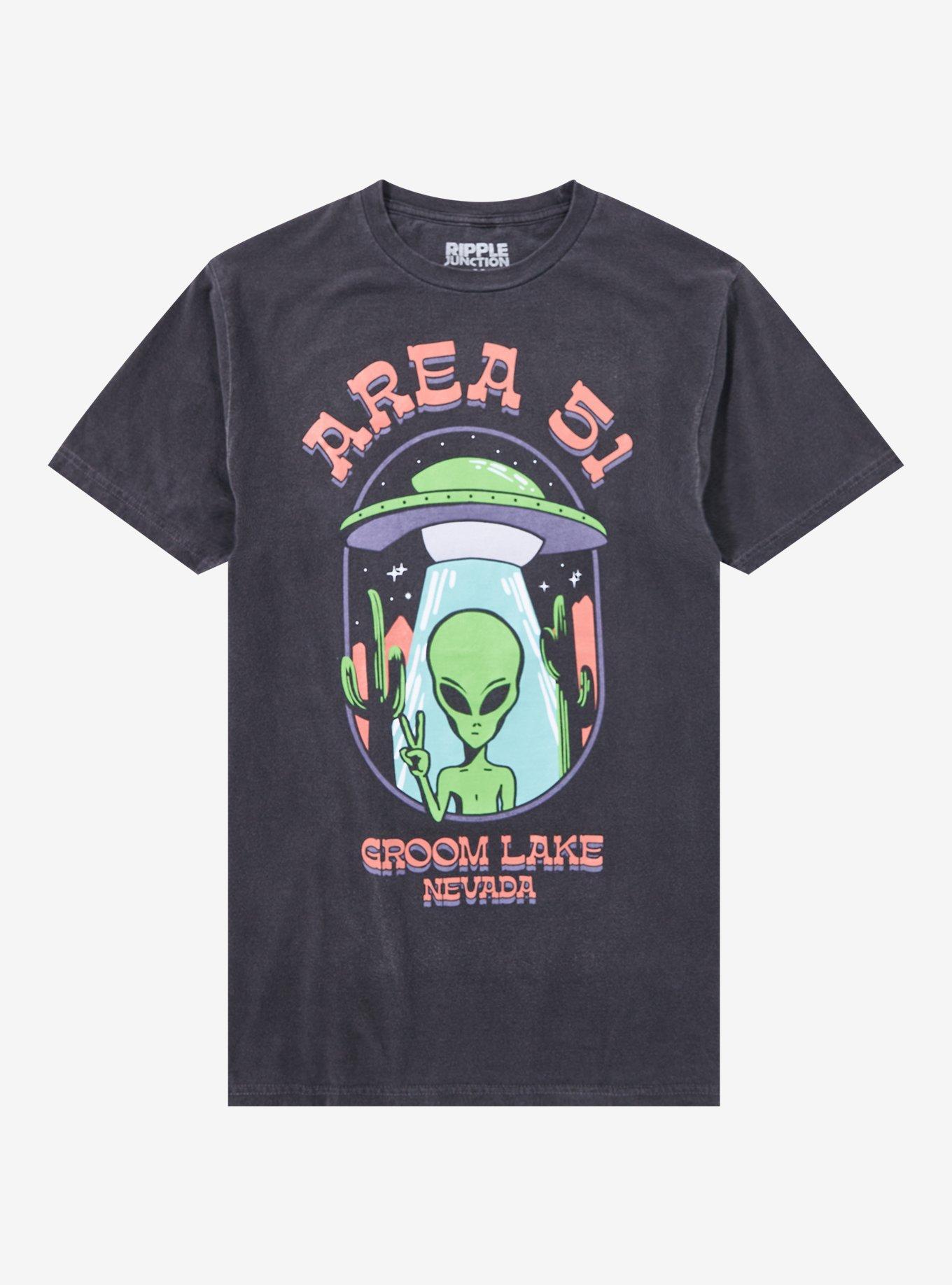 Area 51 Alien Boyfriend Fit Girls T-Shirt, MULTI, hi-res