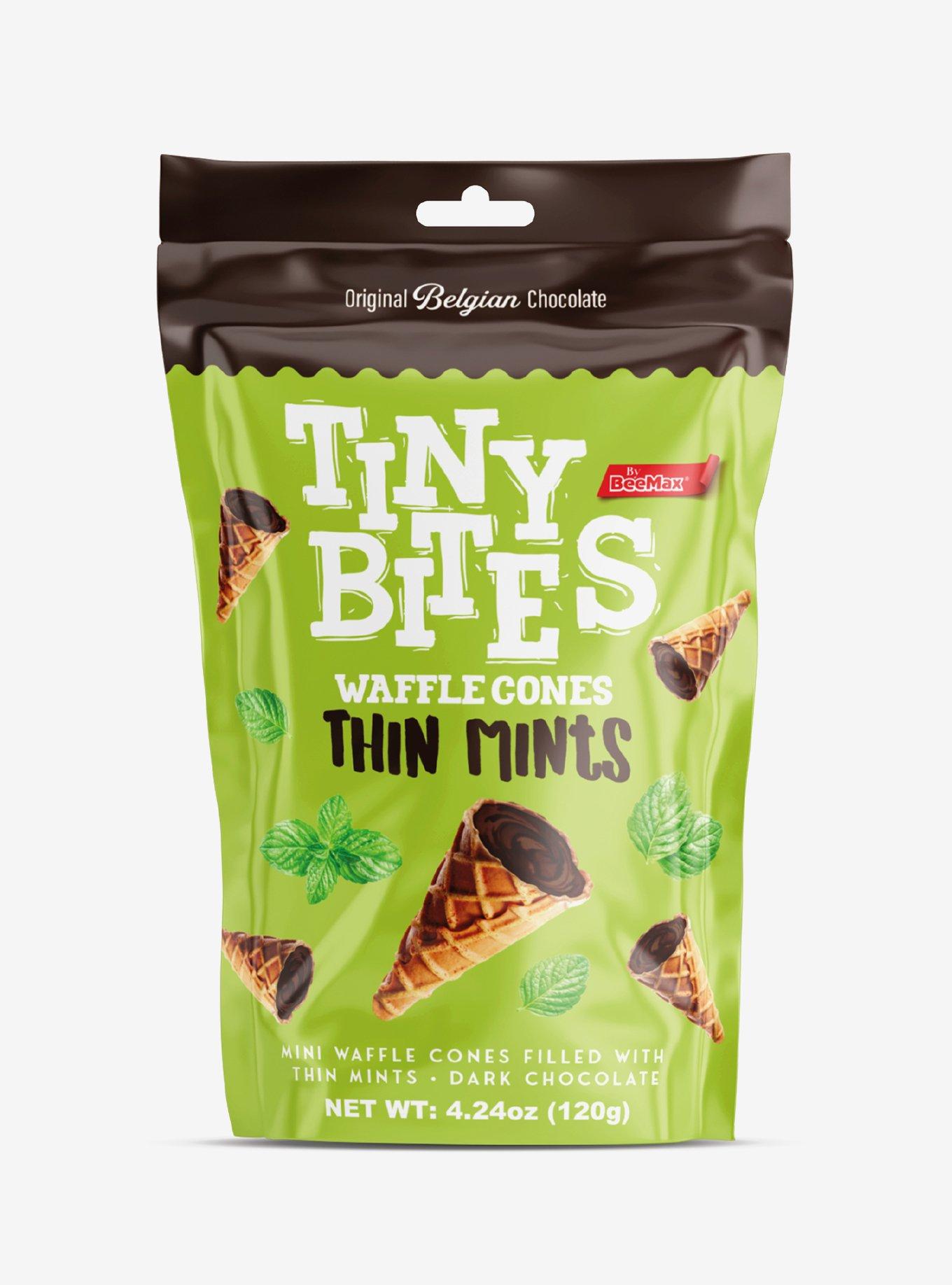 Affordably Upscale Tiny Bites Thin Mint Mini Waffle Cones, mini waffle  cones 