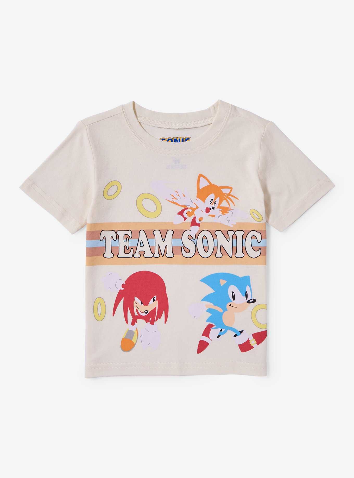 Sonic the Hedgehog Team Sonic Gold Rings Toddler T-Shirt — BoxLunch Exclusive, , hi-res