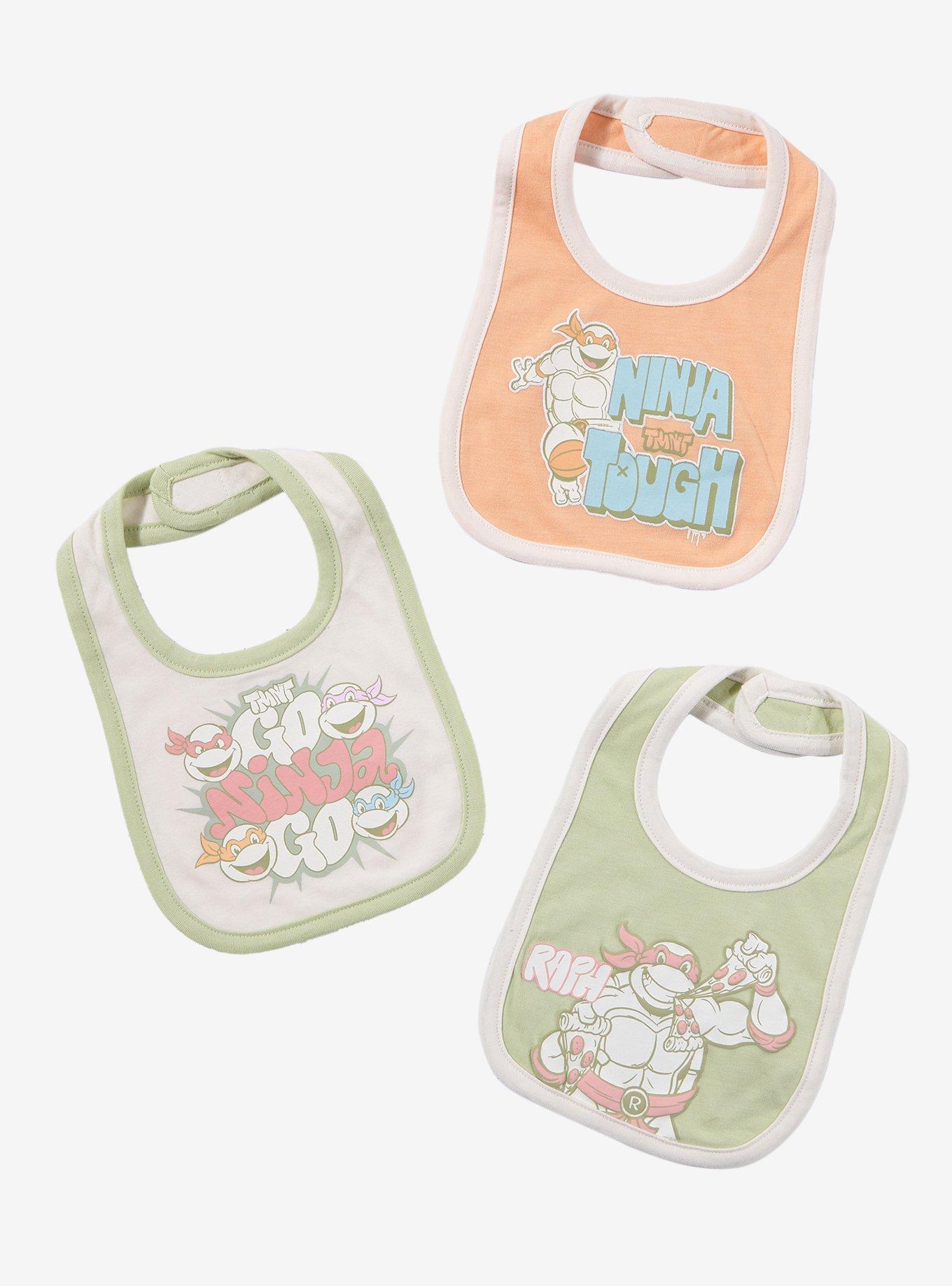 Teenage Mutant Ninja Turtles Pizza Power Bib Set — BoxLunch Exclusive, , hi-res