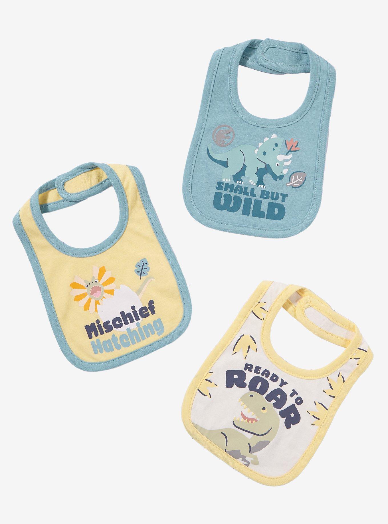 Jurassic Park Dinosaur Bib Set — BoxLunch Exclusive, , hi-res