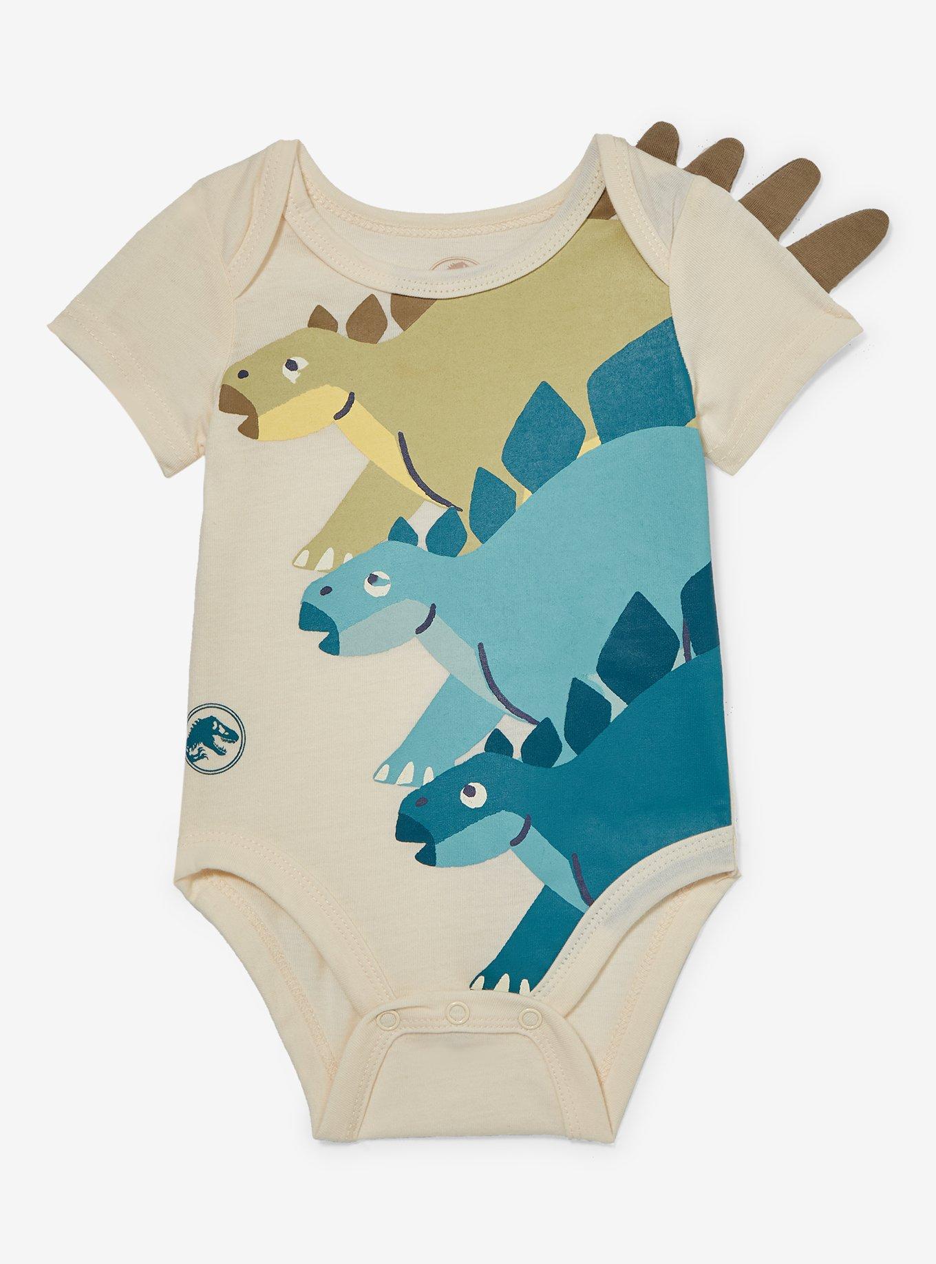 Jurassic Park Stegosaurus Infant One-Piece, MULTI, hi-res