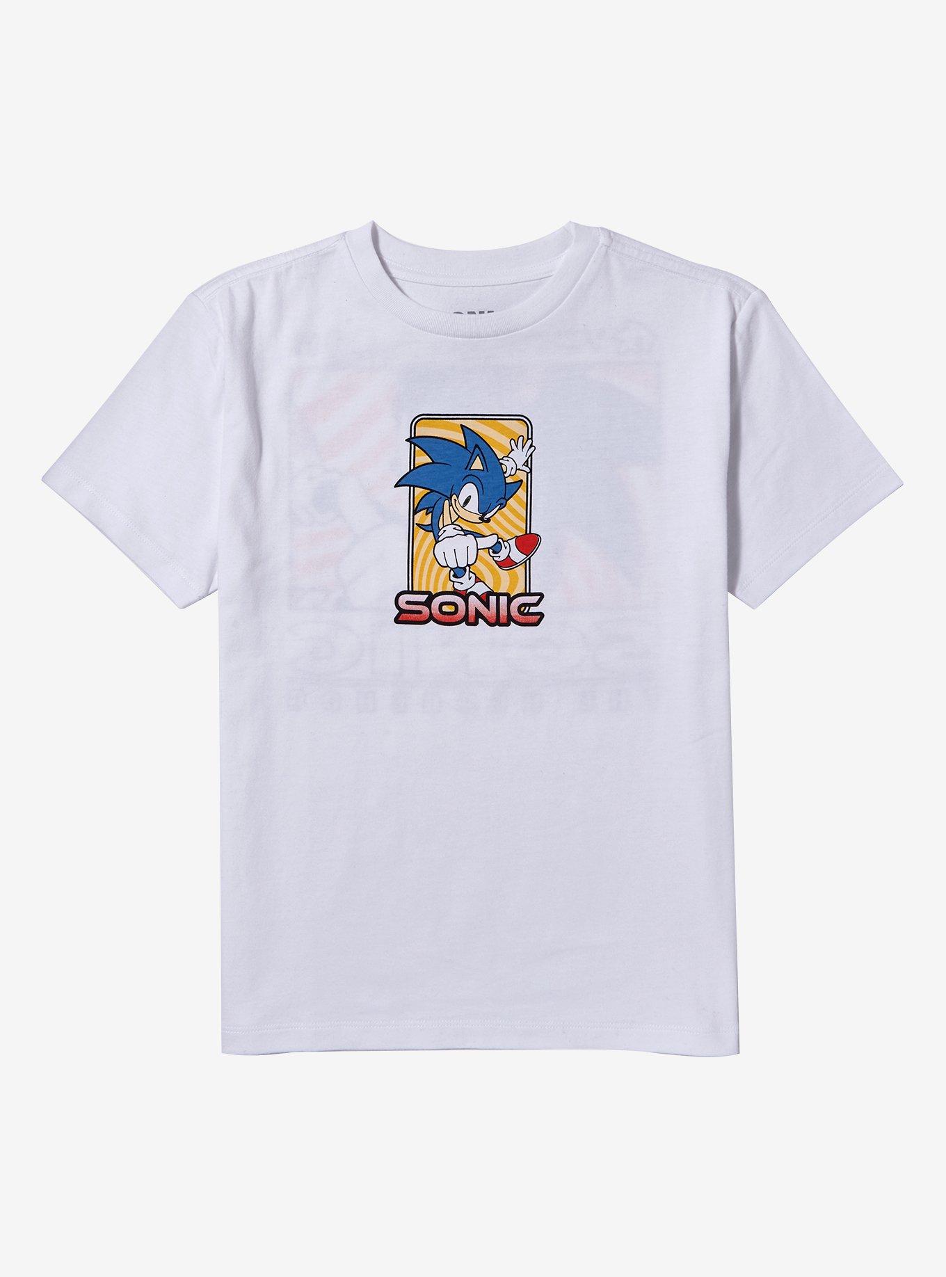 Sonic the Hedgehog Sonic Panel Portrait Youth T-Shirt, , hi-res