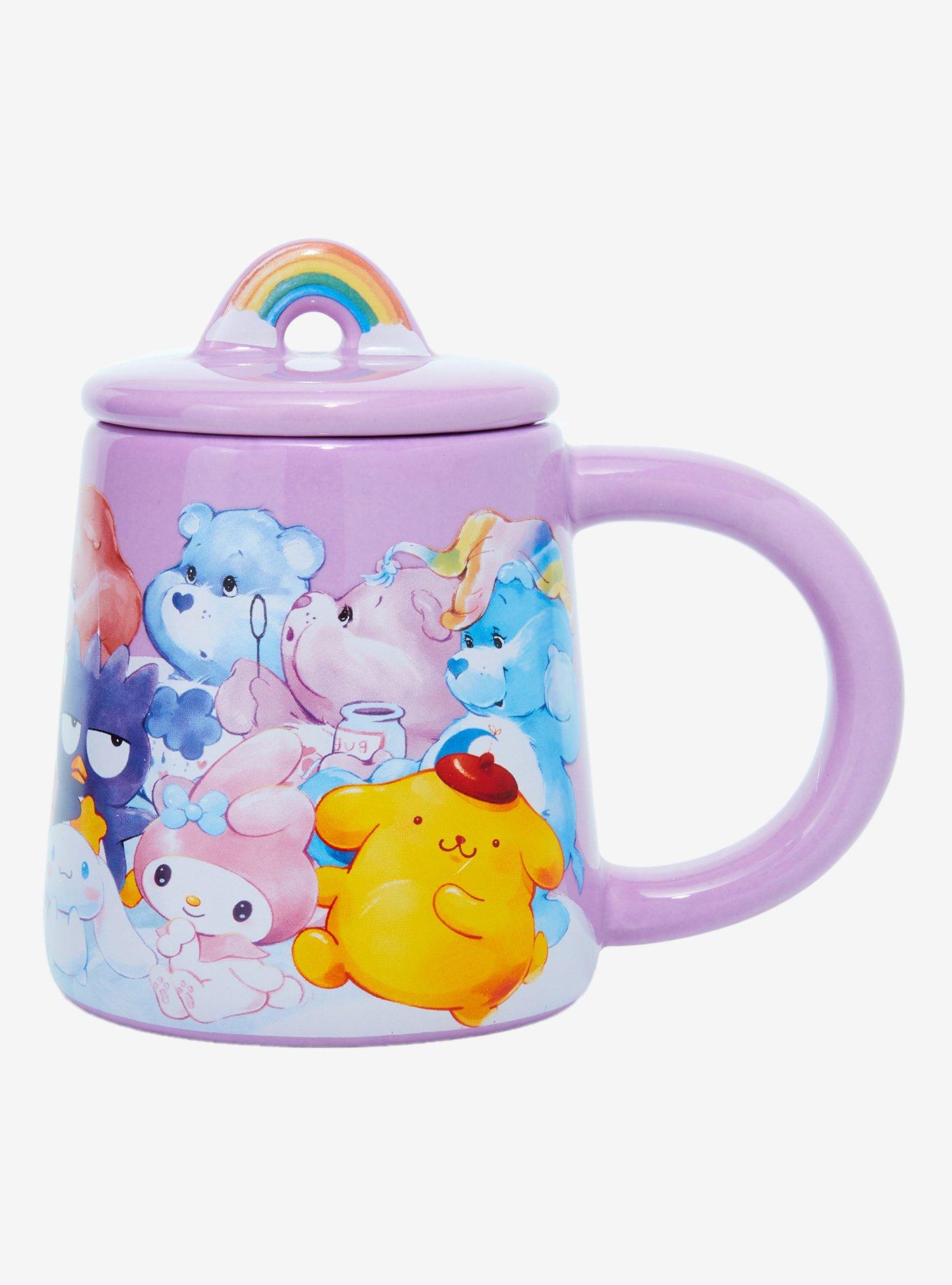 Hello Kitty And Friends X Care Bears Rainbow Mug With Lid | Hot Topic