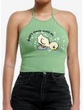 Sweet Society Don't Duck With Us Green Girls Halter Top, , hi-res