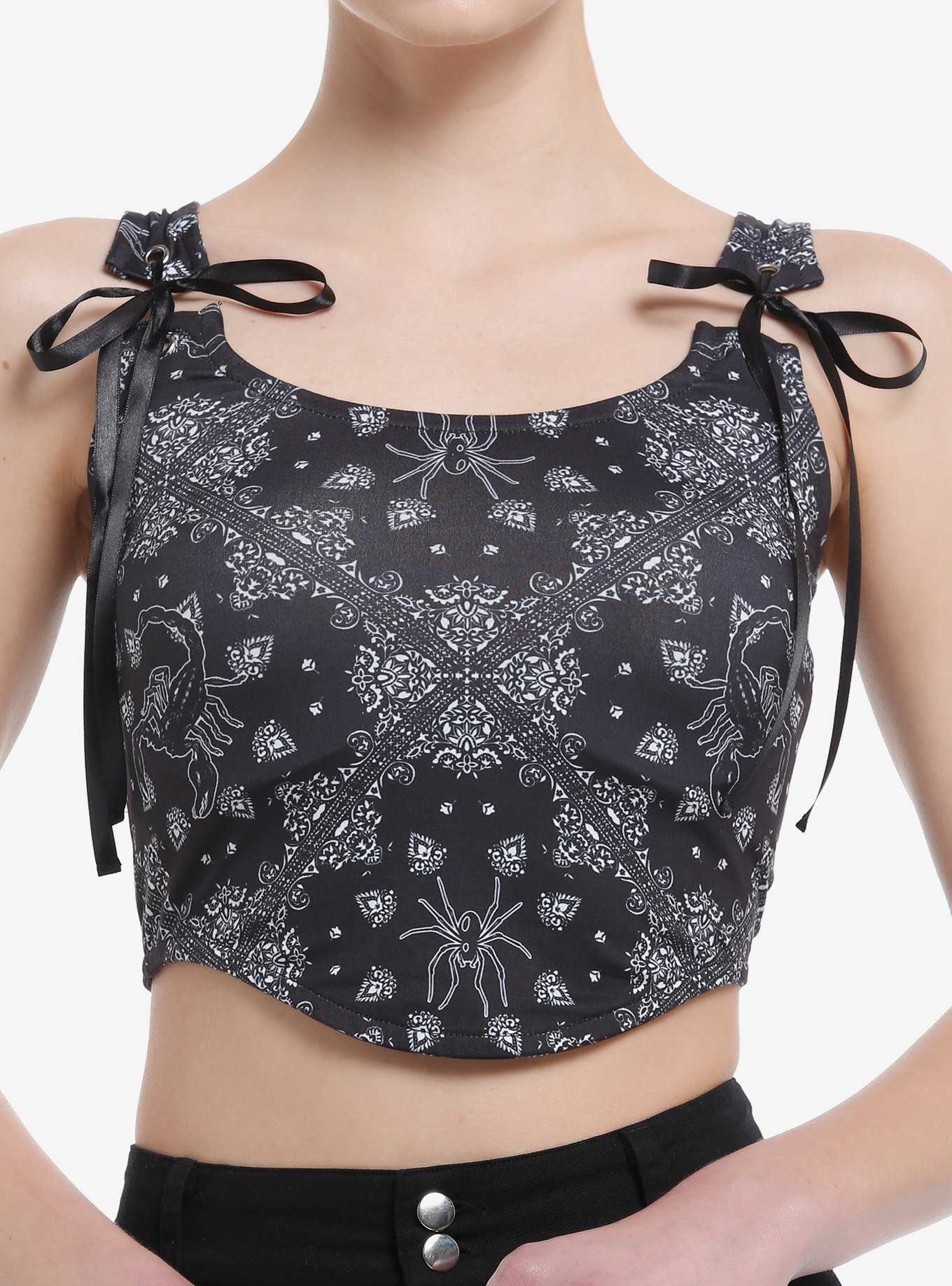 Get the top for $59 at urbanoutfitters.com - Wheretoget  Black lace corset  top, Bustier top outfits, Black corset top