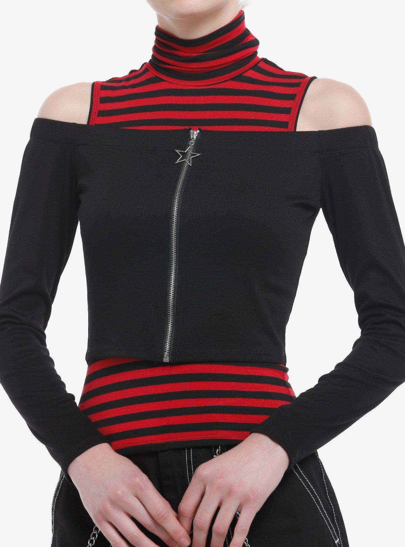 melt the lady logo choker tops gray mix
