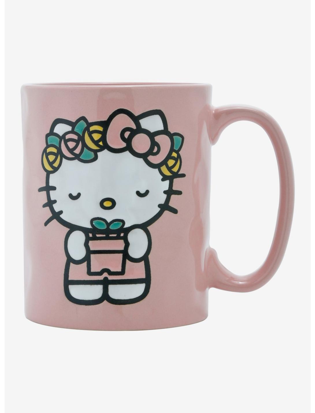 Hello Kitty Flower Textured Mug, , hi-res
