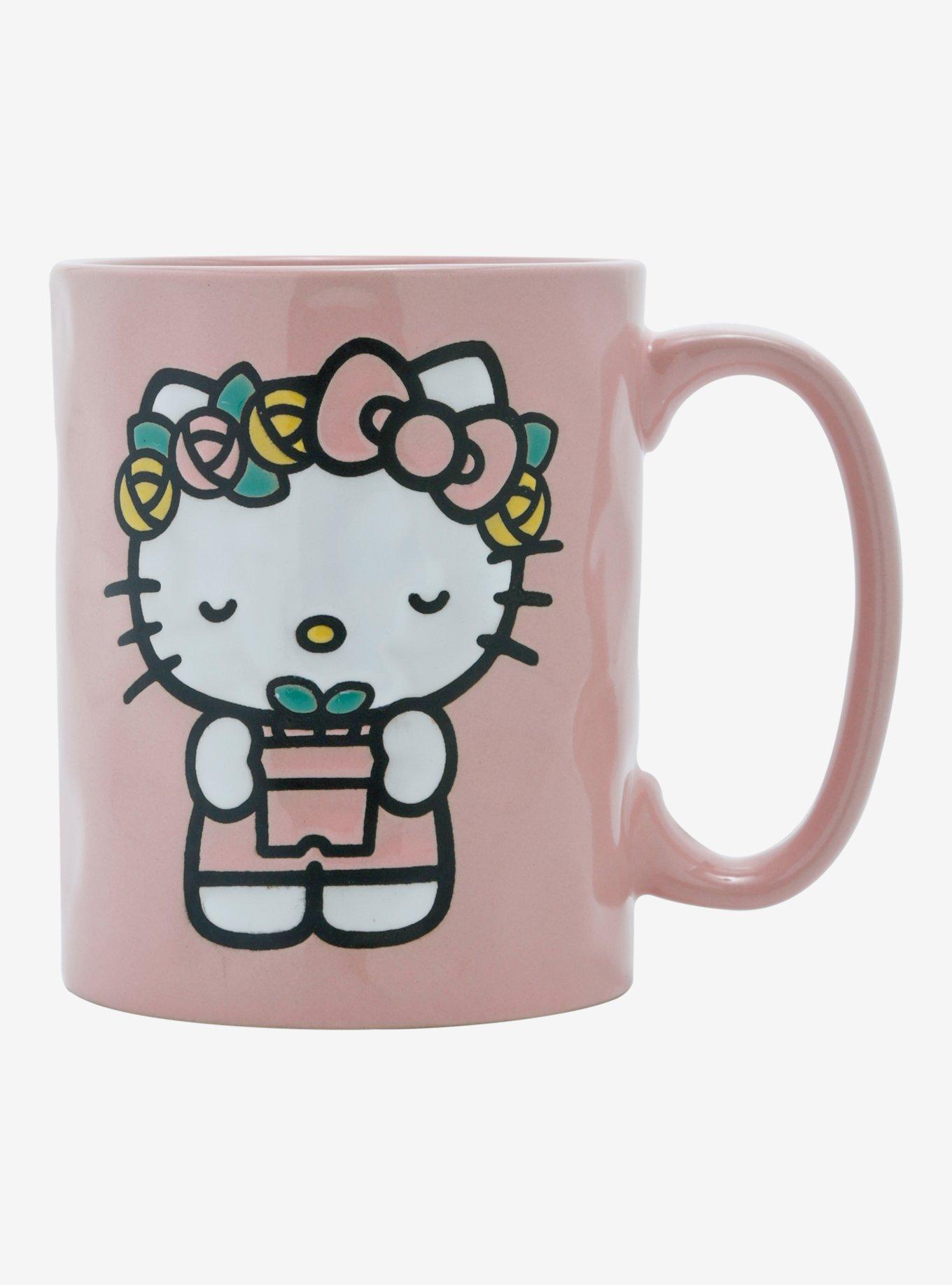 Hello Kitty Flower Textured Mug, , hi-res