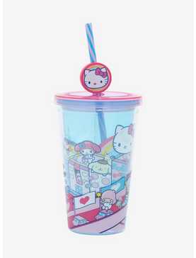 Hello Kitty And Friends Balloon Town Acrylic Travel Cup, , hi-res