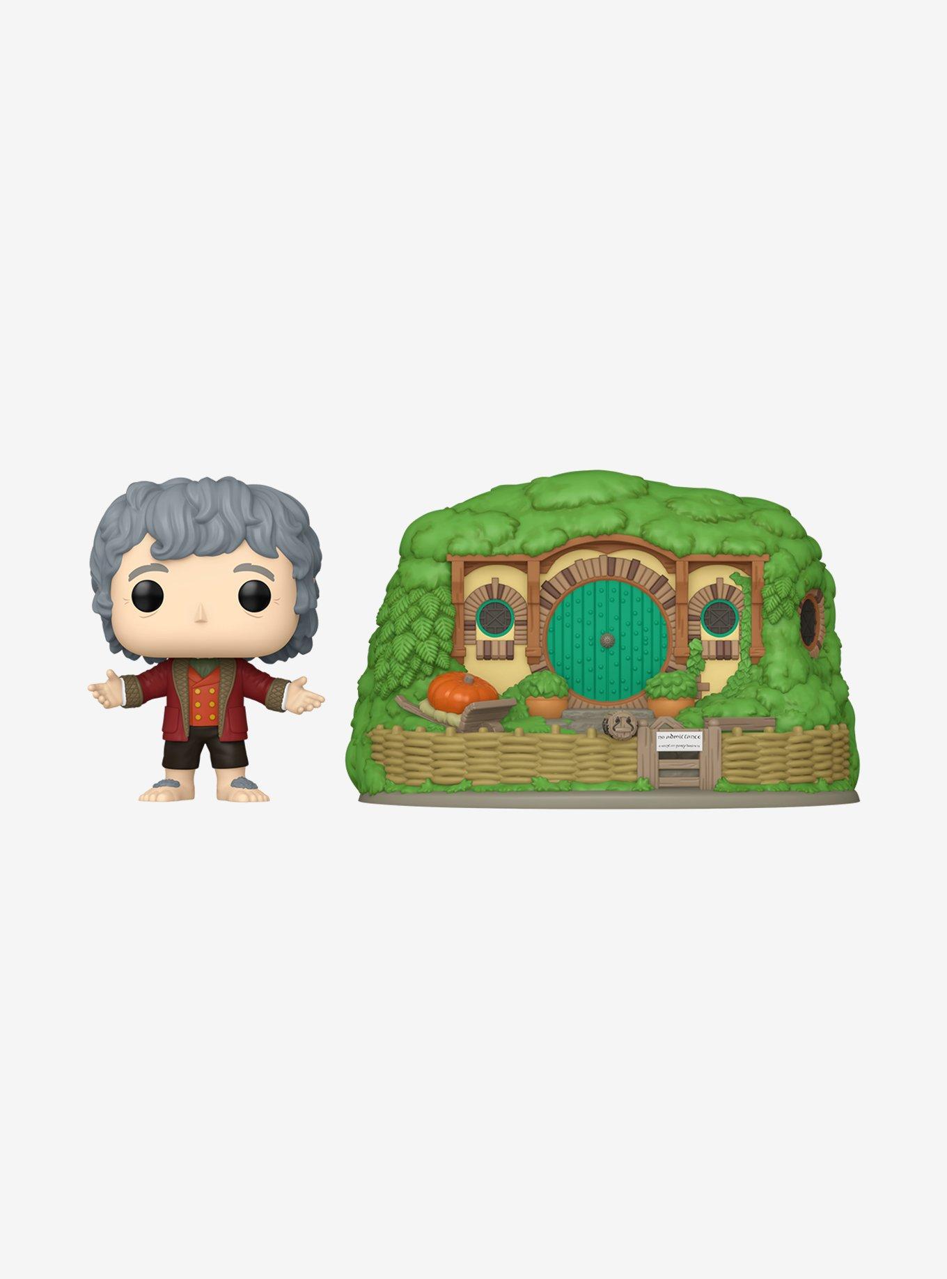 Funko The Lord Of The Rings Pop! Town Bilbo Baggins With Bag-End Vinyl Figure, , hi-res