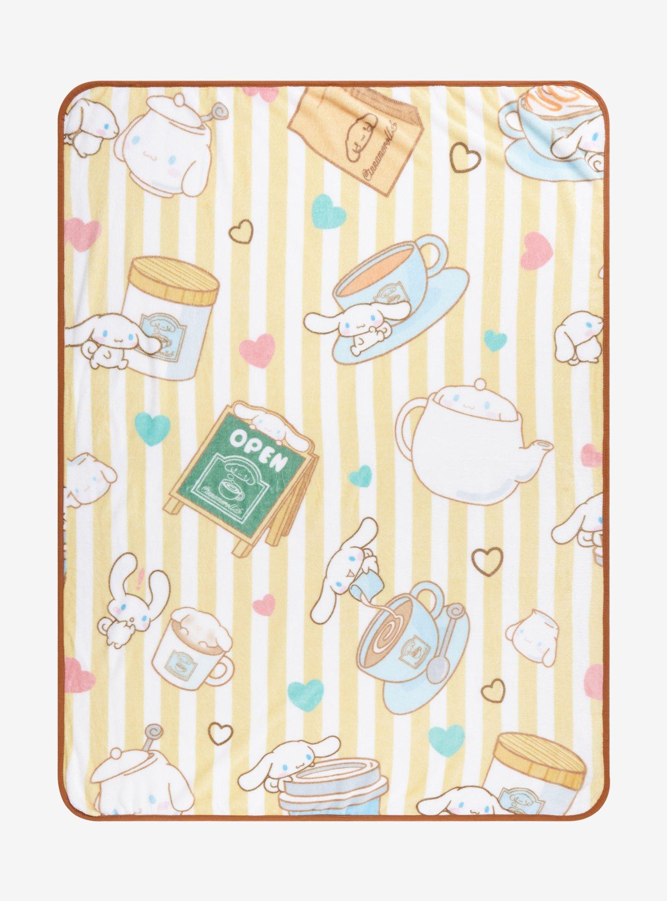 Cinnamoroll Cafe Throw Blanket, , hi-res