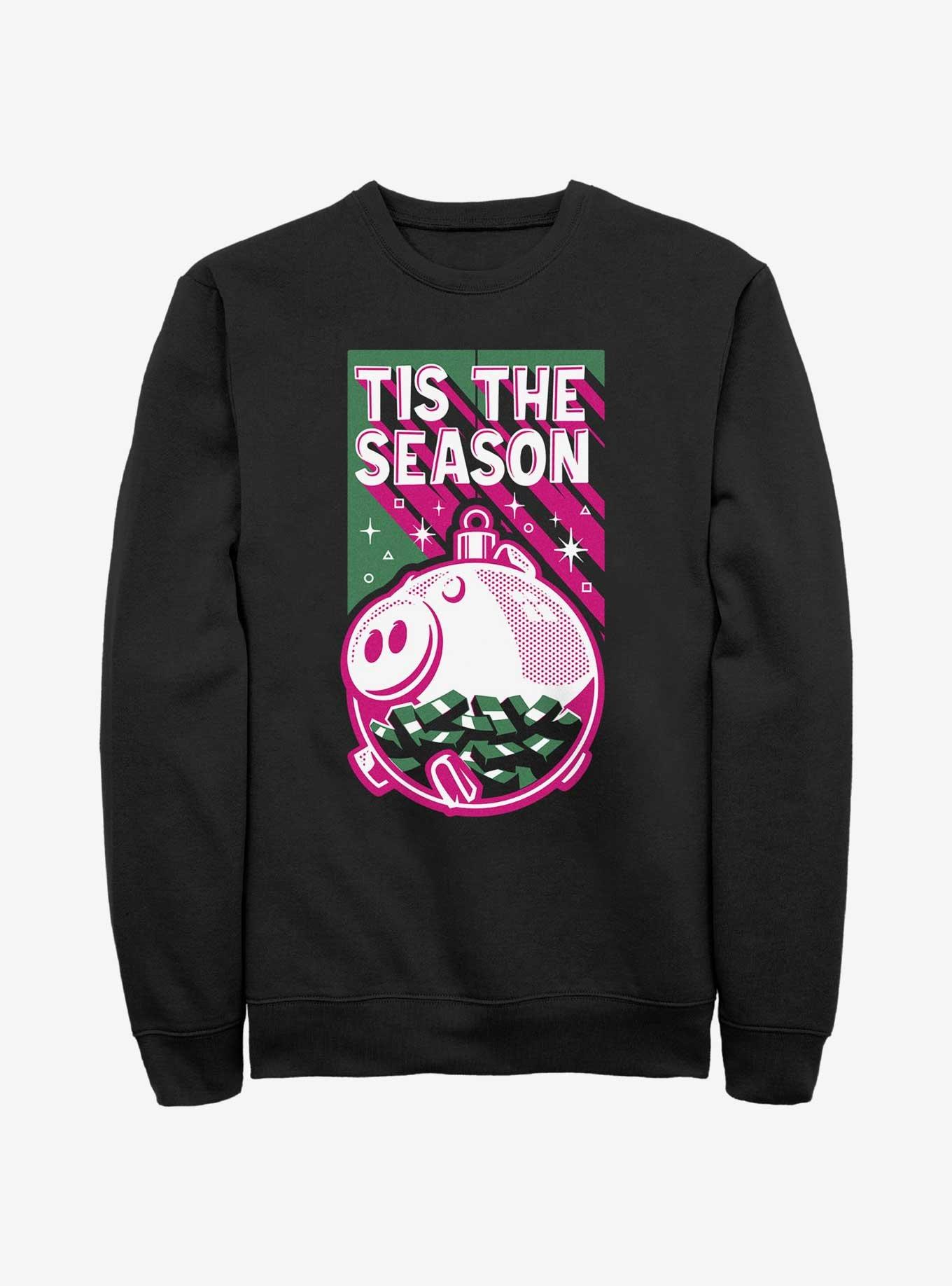 Squid Game Tis The Season Money Bank Sweatshirt, BLACK, hi-res