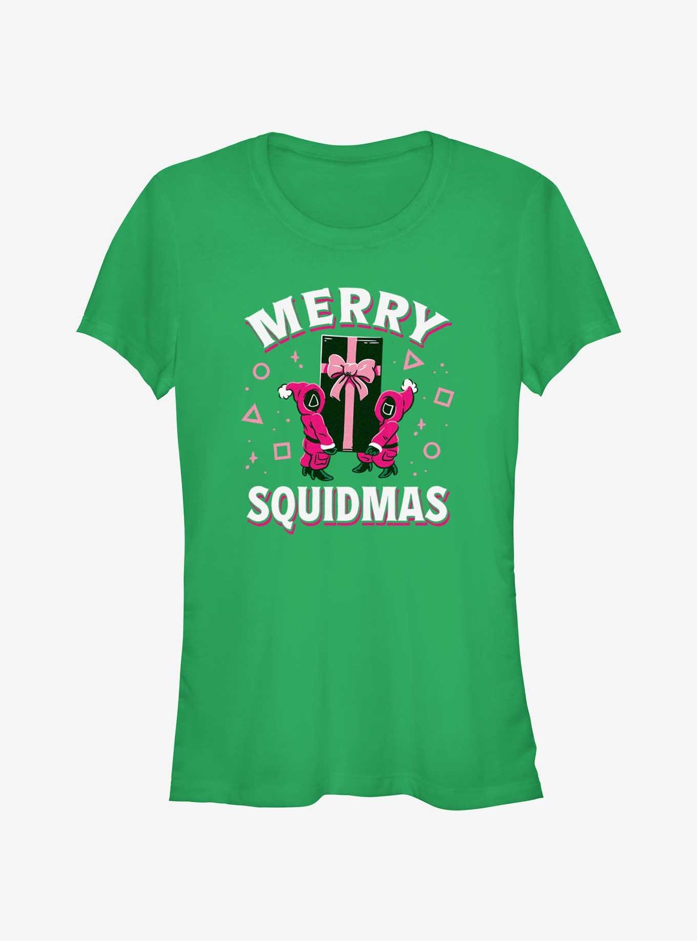 Squid Game Merry Squidmas Girls T-Shirt, , hi-res