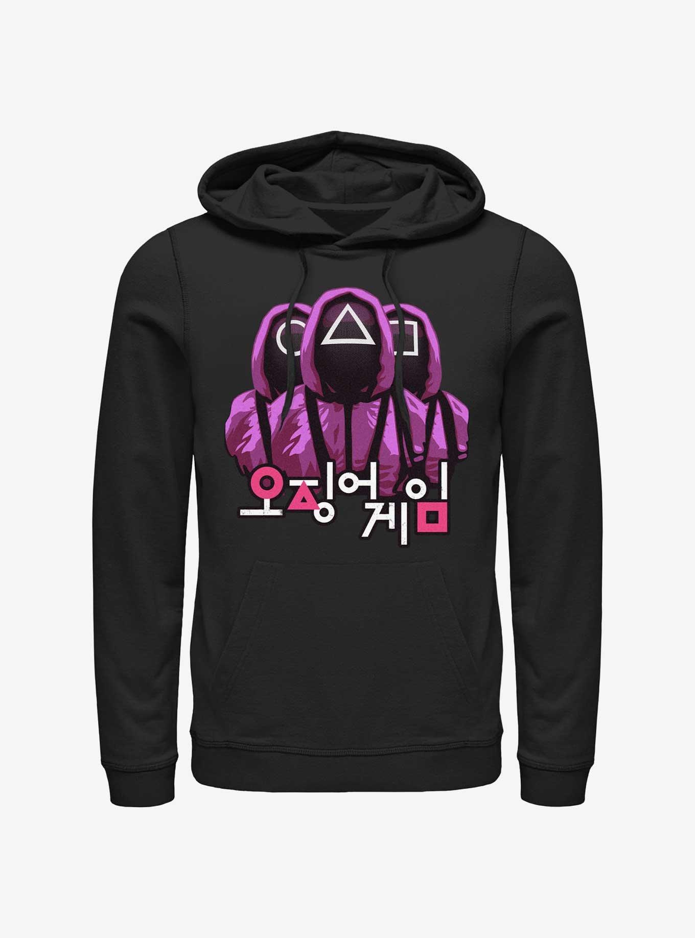 Squid Game Three Pink Soldiers Hoodie, , hi-res