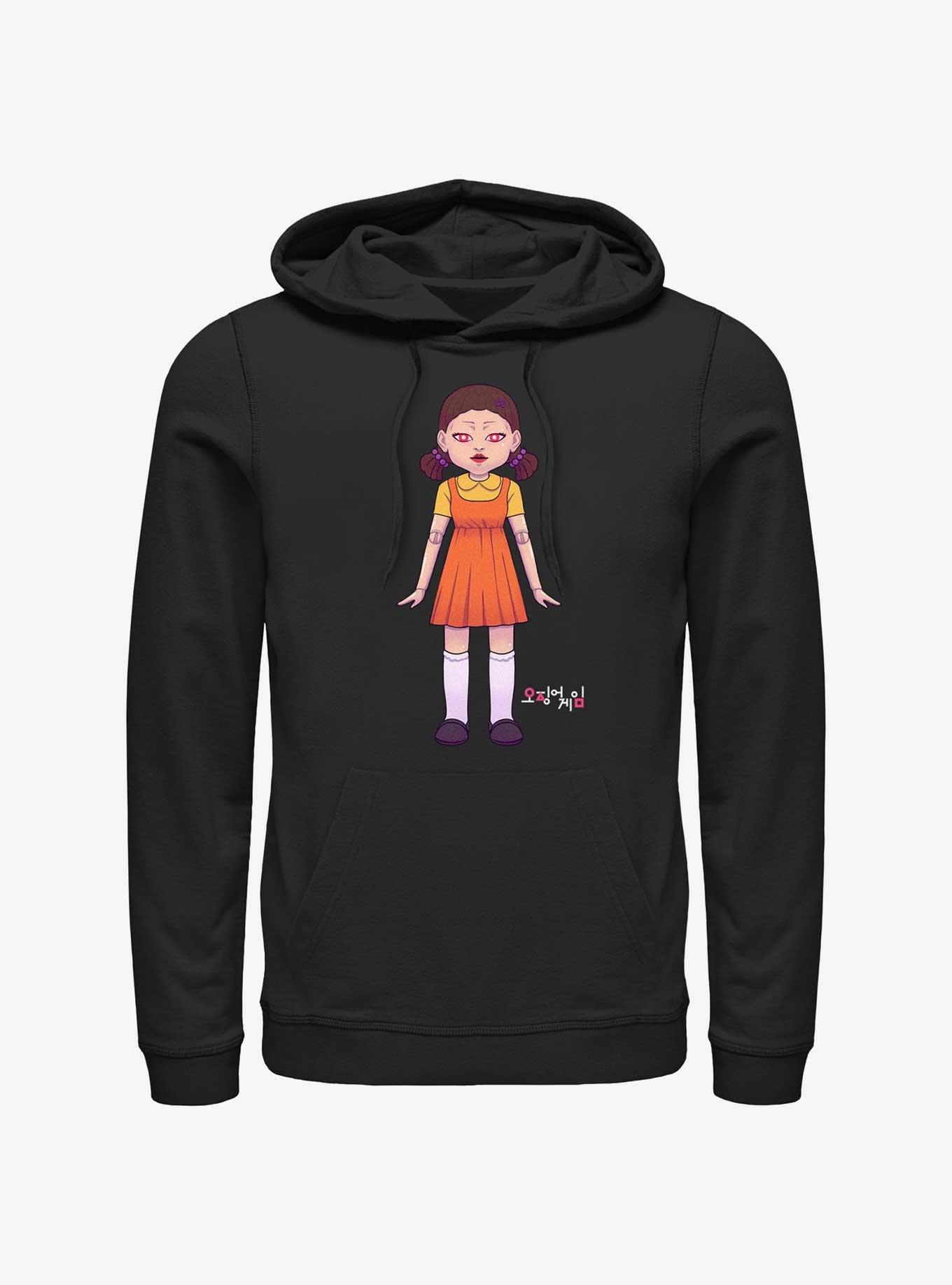 Squid Game Young-Hee Doll Hoodie, BLACK, hi-res