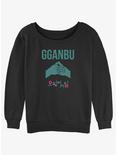 Squid Game Gganbu Buddies Girls Slouchy Sweatshirt, BLACK, hi-res