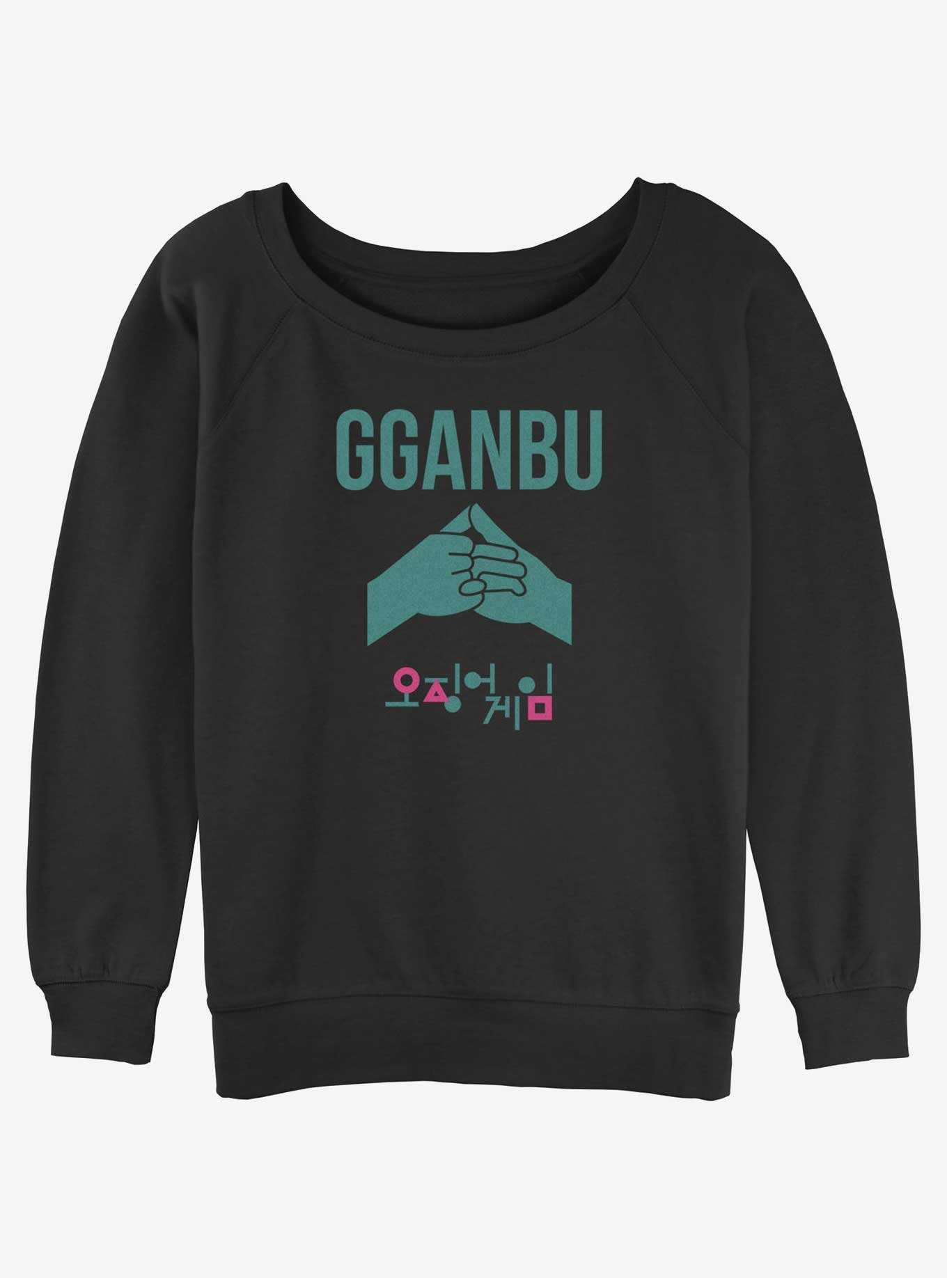 Squid Game Gganbu Buddies Girls Slouchy Sweatshirt, , hi-res
