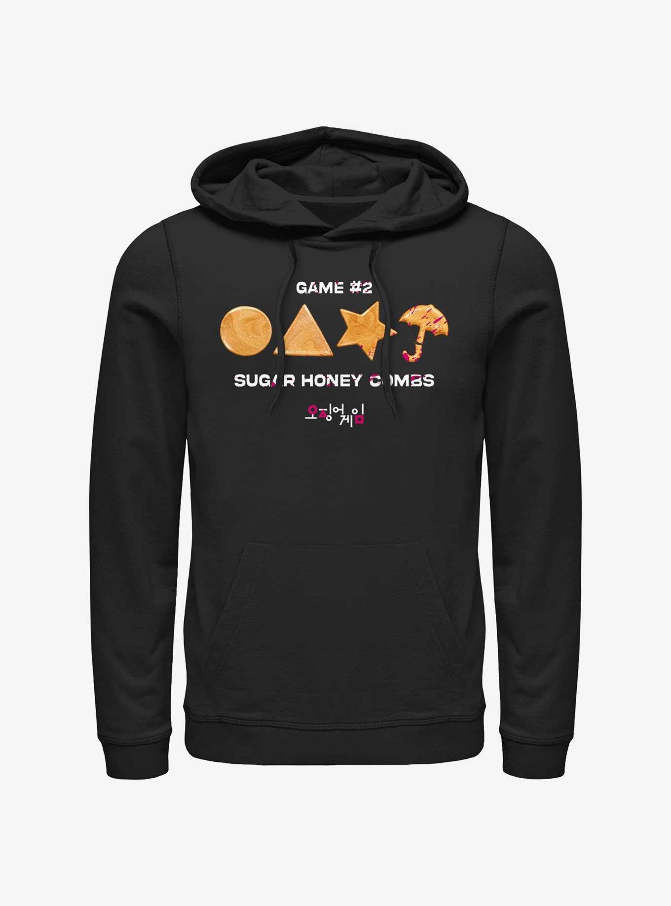 Squid Game Blood Spatter Honey Comb Hoodie, , hi-res