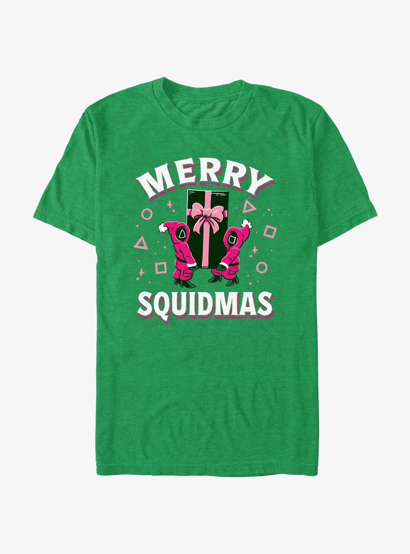 Squid Game Merry Squidmas T-Shirt, KEL HTR, hi-res