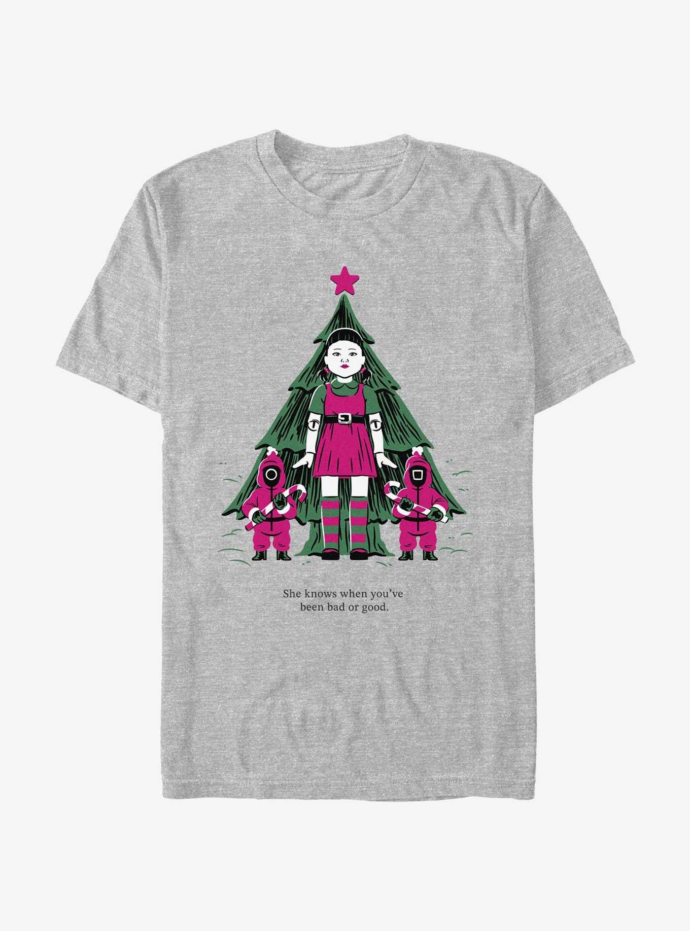 Squid Game Christmas Young-Hee Doll Knows T-Shirt