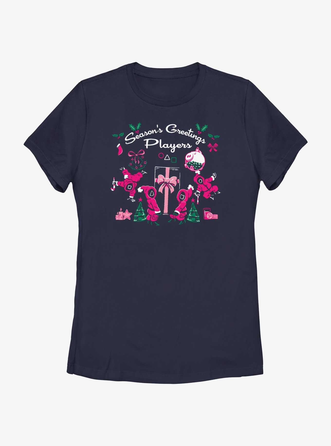 Squid Game Season's Greetings Players Womens T-Shirt, , hi-res