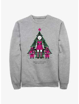Squid Game Christmas Young-Hee Doll Knows Sweatshirt, , hi-res