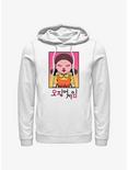Squid Game Neon Young-Hee Doll Hoodie, WHITE, hi-res