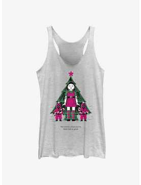 Squid Game Christmas Young-Hee Doll Knows Womens Tank Top, , hi-res