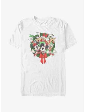 Disney Mickey Mouse Mickey & Friends Christmas Wreath T-Shirt, , hi-res