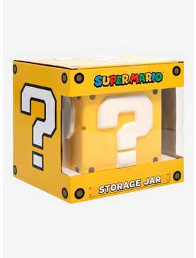 Super Mario Question Block Ceramic Storage Jar, , hi-res