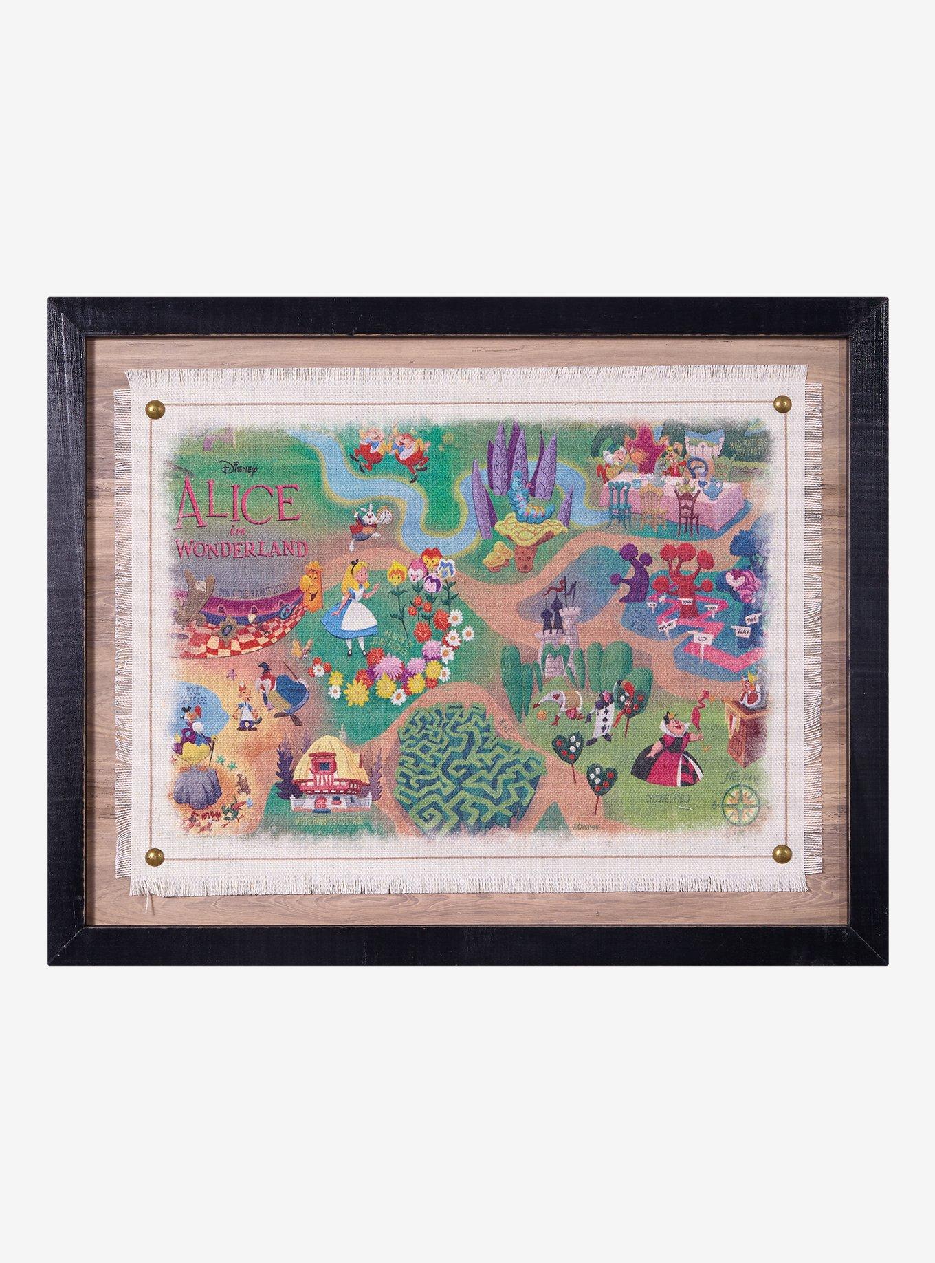 Disney Alice in Wonderland Wonderland Map — BoxLunch Exclusive