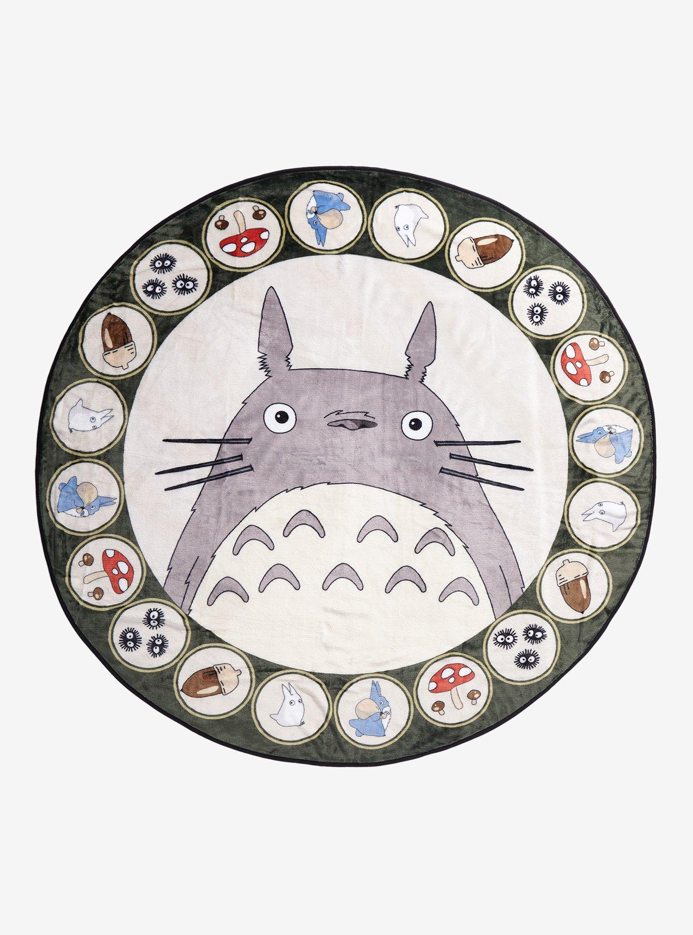 Studio Ghibli My Neighbor Totoro Portrait Round Throw — BoxLunch Exclusive, , hi-res