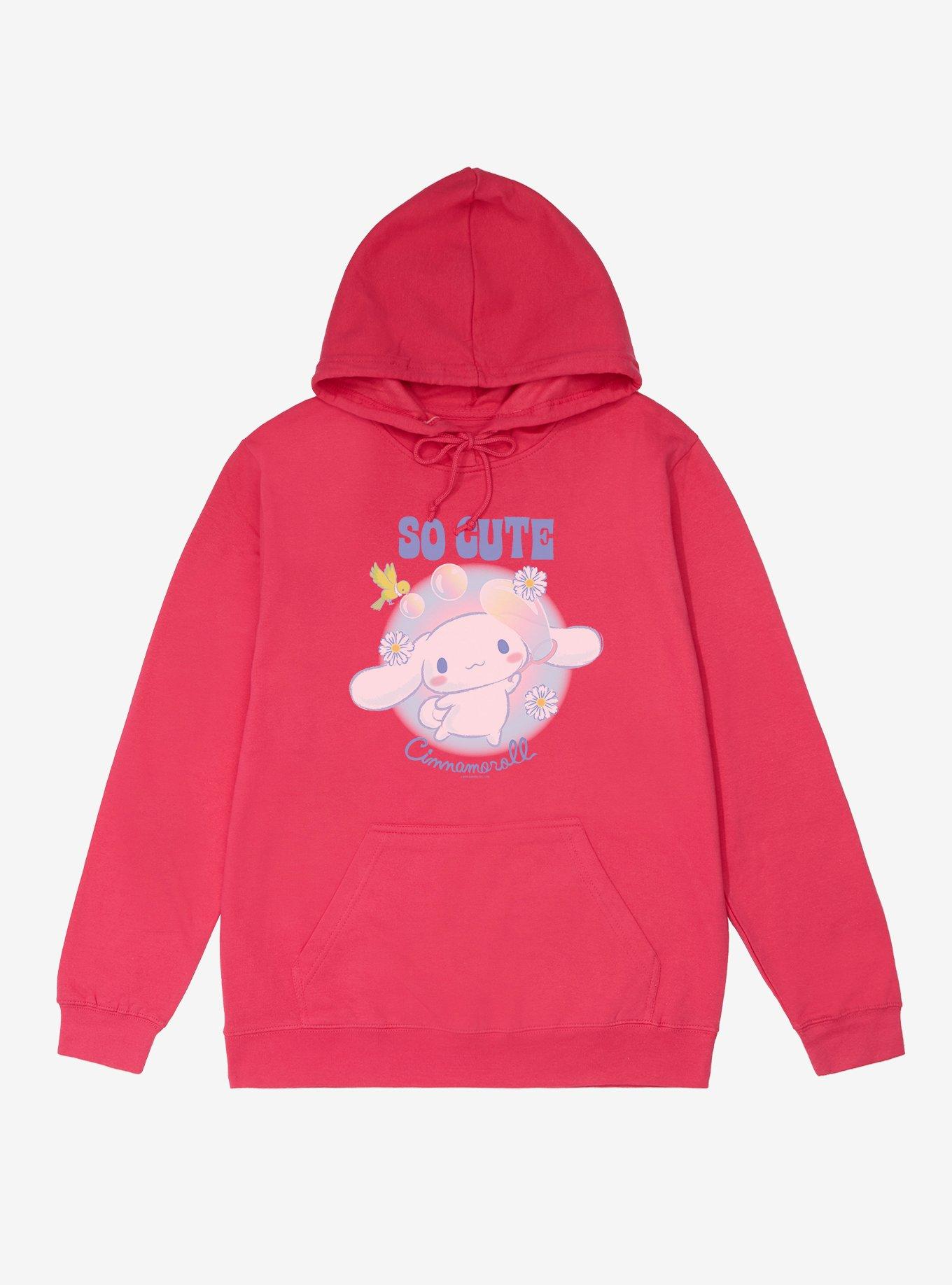 Cinnamoroll So Cute Icon French Terry Hoodie, HELICONIA HEATHER, hi-res