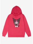 Kuromi Reading French Terry Hoodie, HELICONIA HEATHER, hi-res