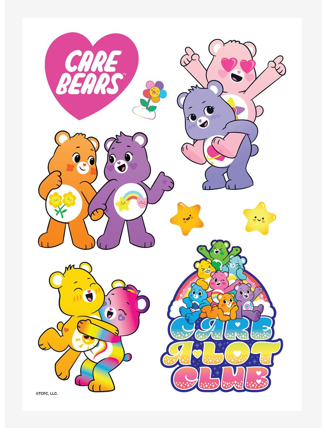 Care Bears Care-A-Lot Club Sticker Sheet, , hi-res