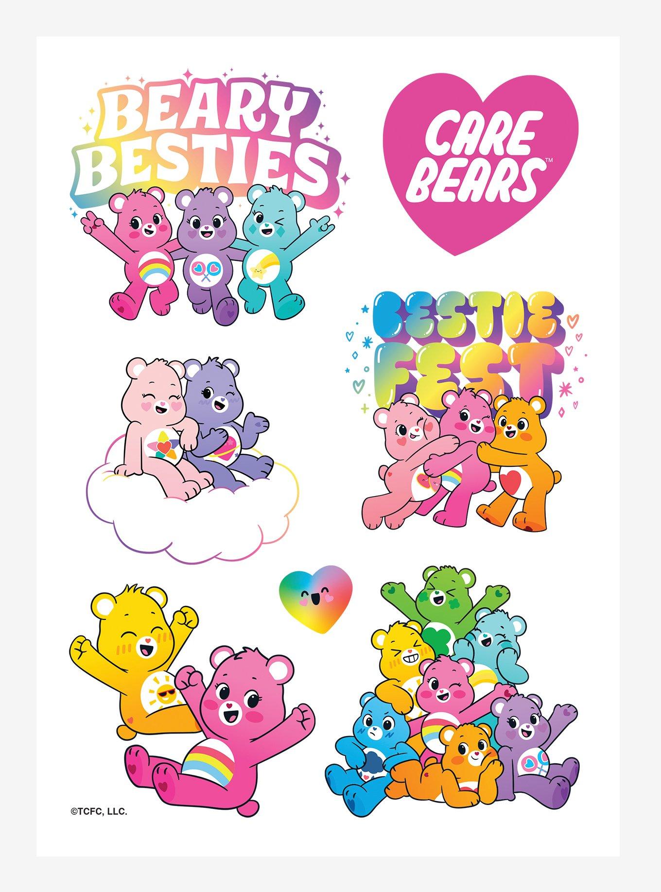 Care Bears Besties Sticker Sheet, , hi-res