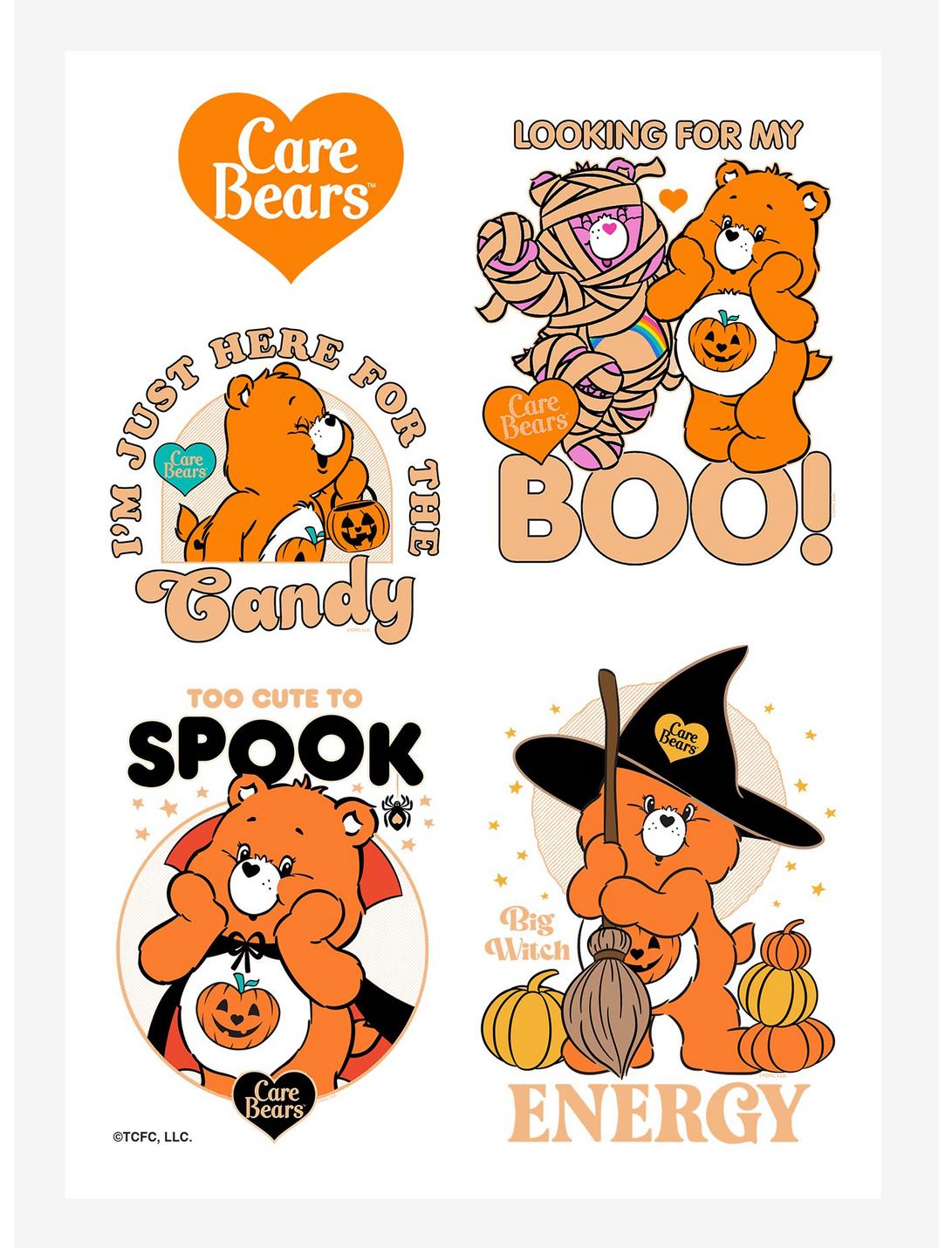 Care Bears Trick-Or-Sweet Sticker Sheet, , hi-res