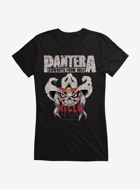 Pantera Cowboys From Hell Kills Girls T-Shirt - BLACK | Hot Topic