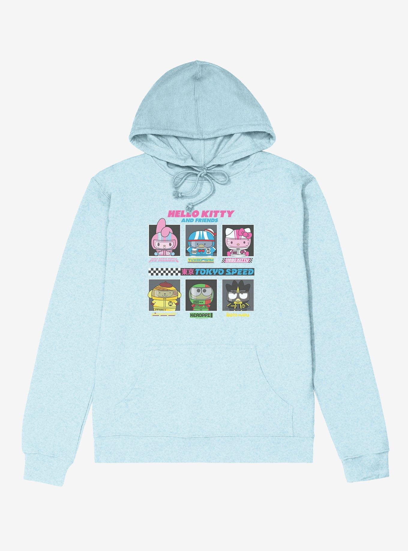 Hello Kitty & Friends Tokyo Speed Grid Lightweight Hoodie, , hi-res