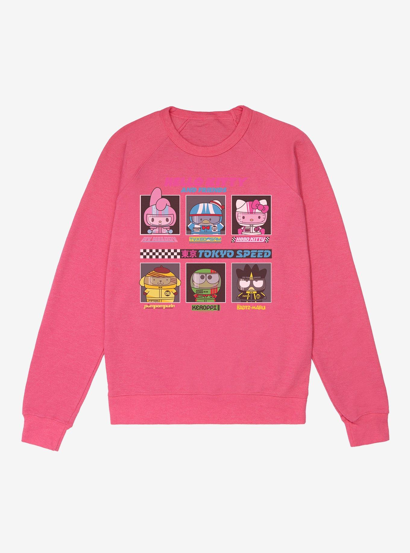 Hello Kitty & Friends Tokyo Speed Grid French Terry Sweatshirt, , hi-res