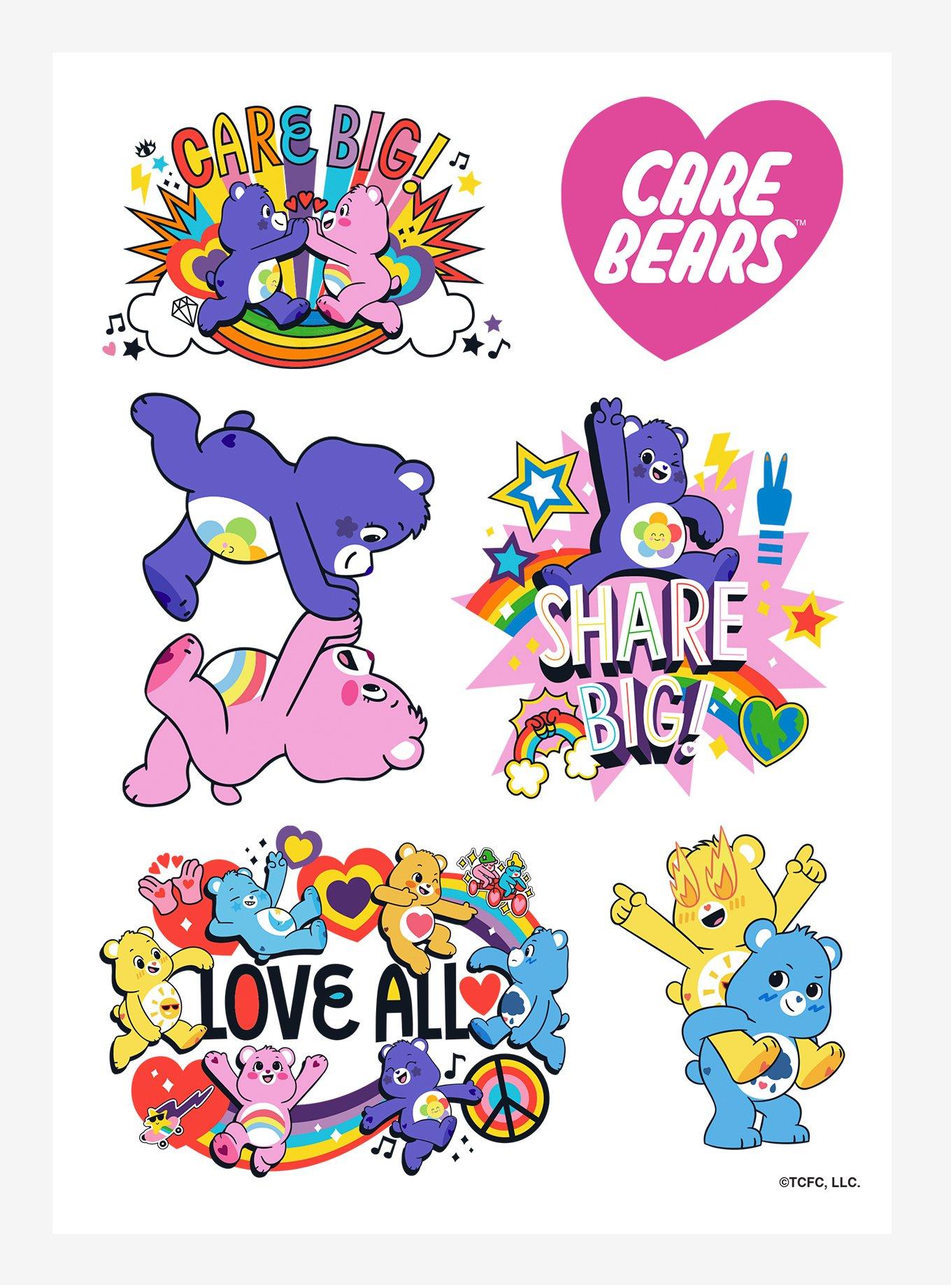 Care Bears Love All Sticker Sheet, , hi-res