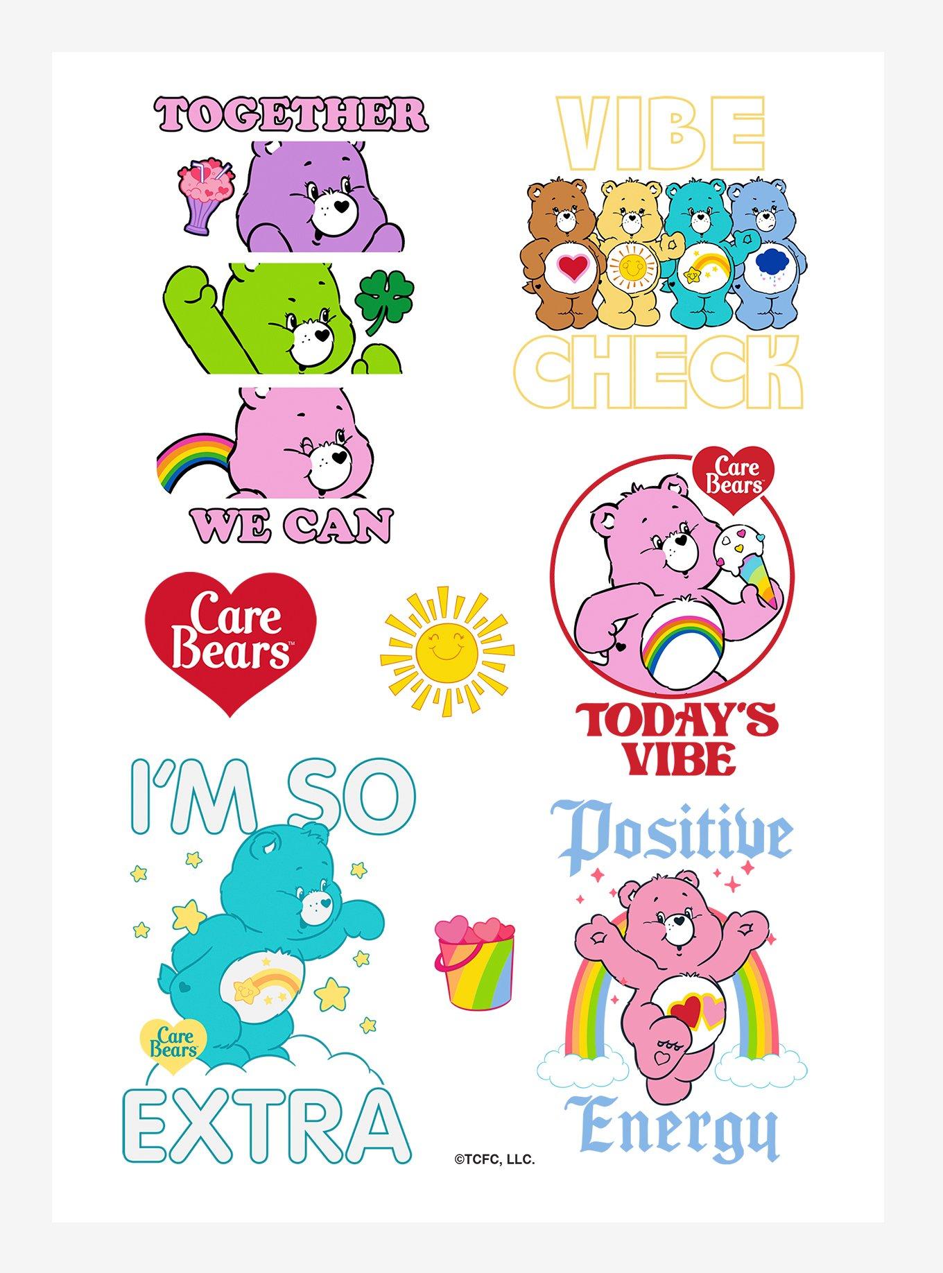 Care Bears Vibe Check Sticker Sheet, , hi-res