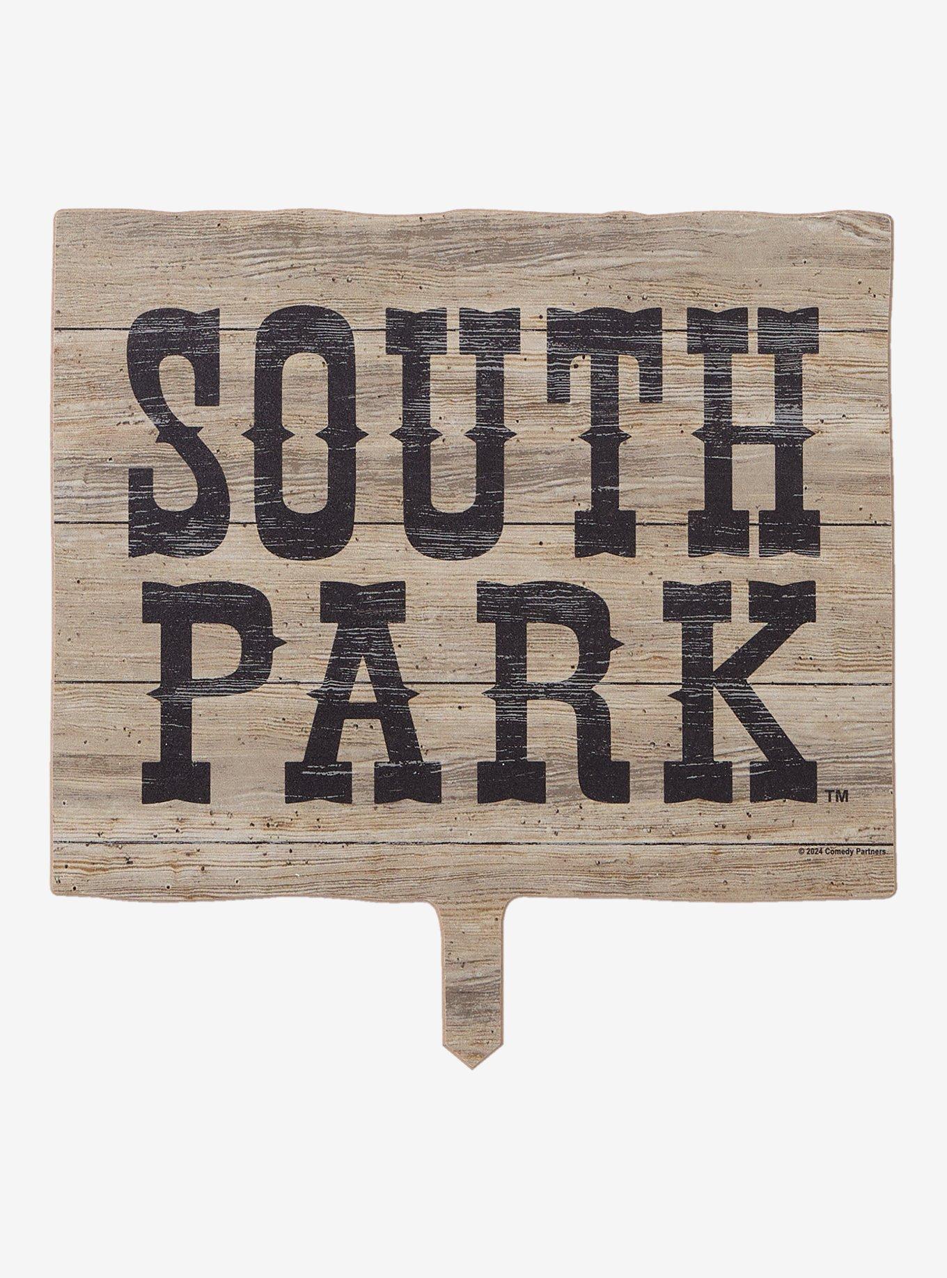 South Park Town Sign
