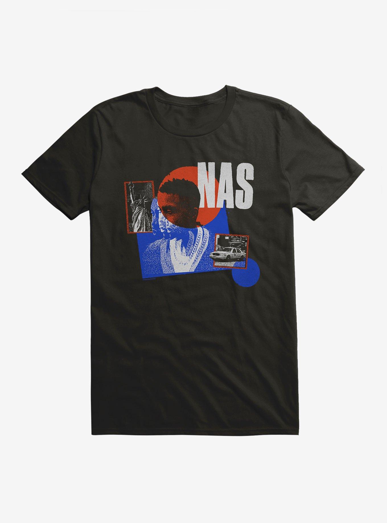 Nas Streets Of New York T-Shirt, BLACK, hi-res