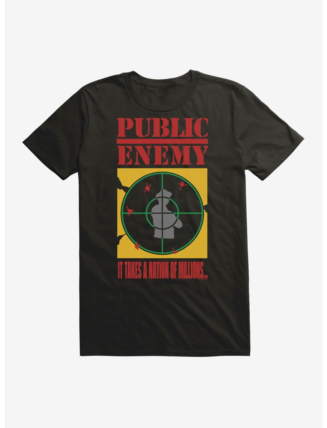 Public Enemy Takes A Nation Of Millions T-Shirt, BLACK, hi-res
